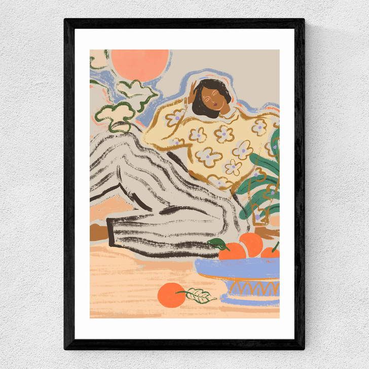 Lazy Days Medium Black Frame Lazy Days Medium Black Frame