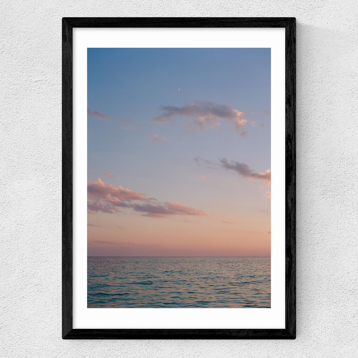 Ocean Moon Film Medium Black Frame