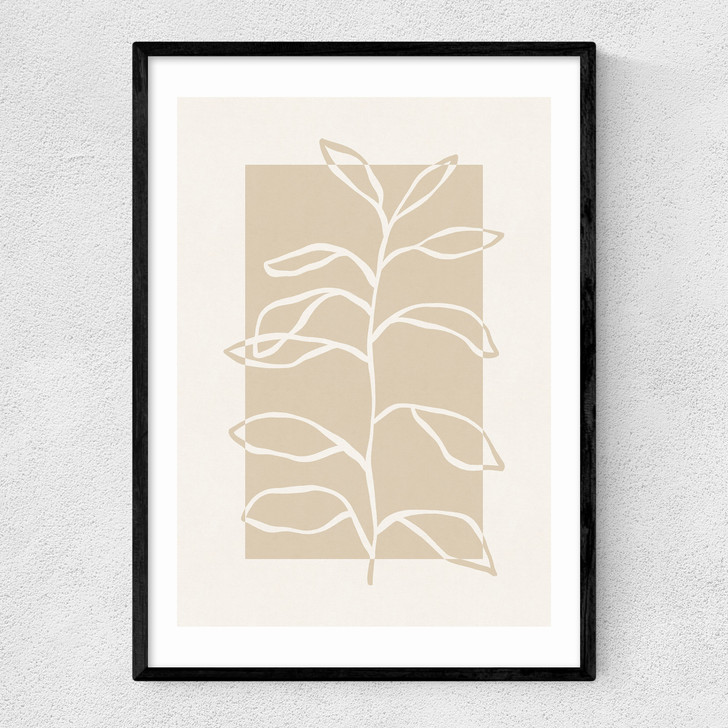 Framed Botany I Narrow Black Frame Framed Botany I Narrow Black Frame
