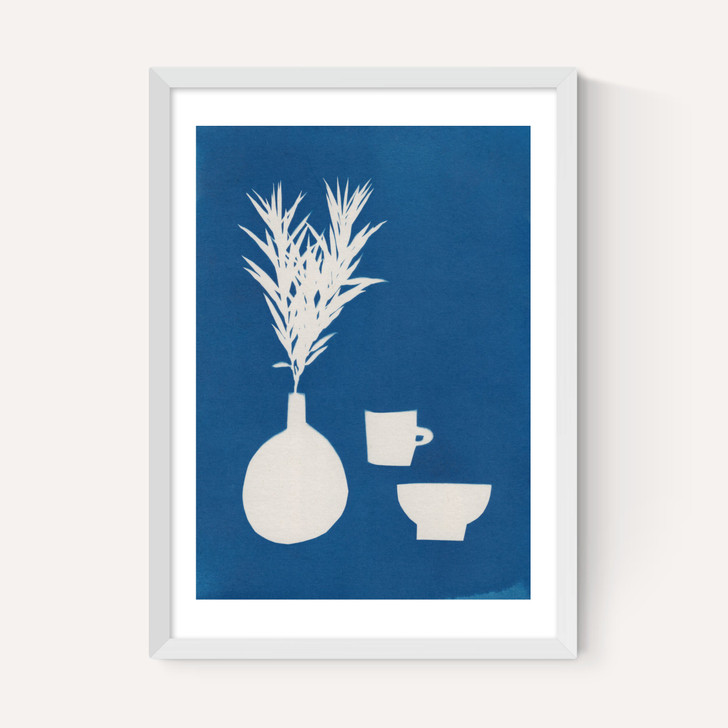 Cyanotype Still Life Studies I