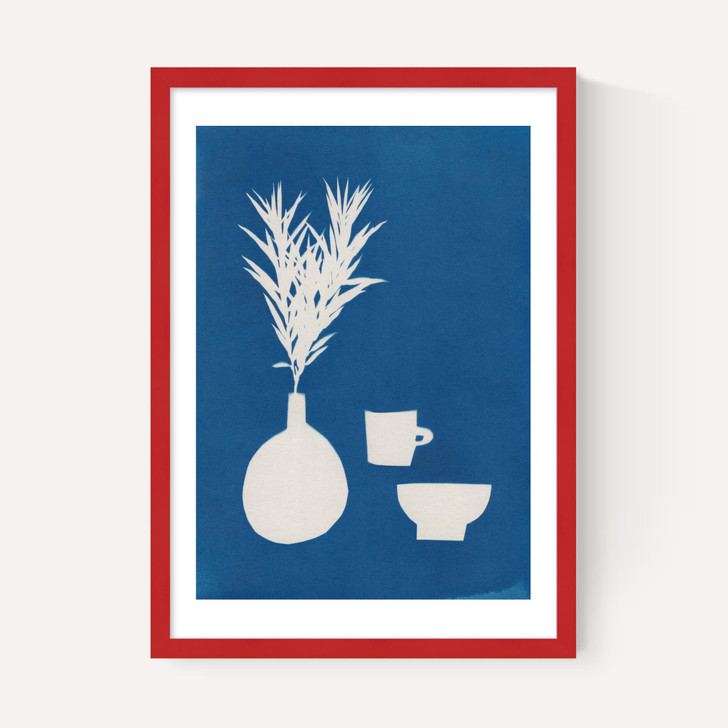 Cyanotype Still Life Studies I