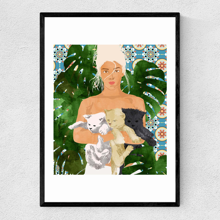 Morocco Vacay Narrow Black Frame