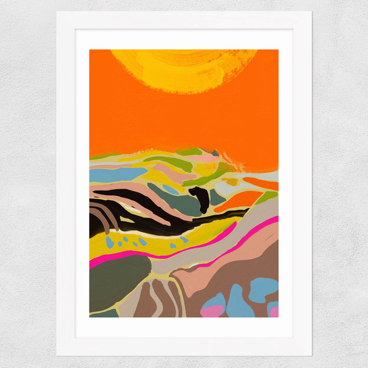 Sunny Hills Wide White Frame