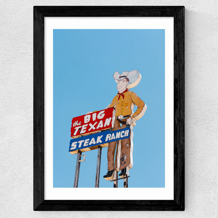 Big Texan Wide Black Frame