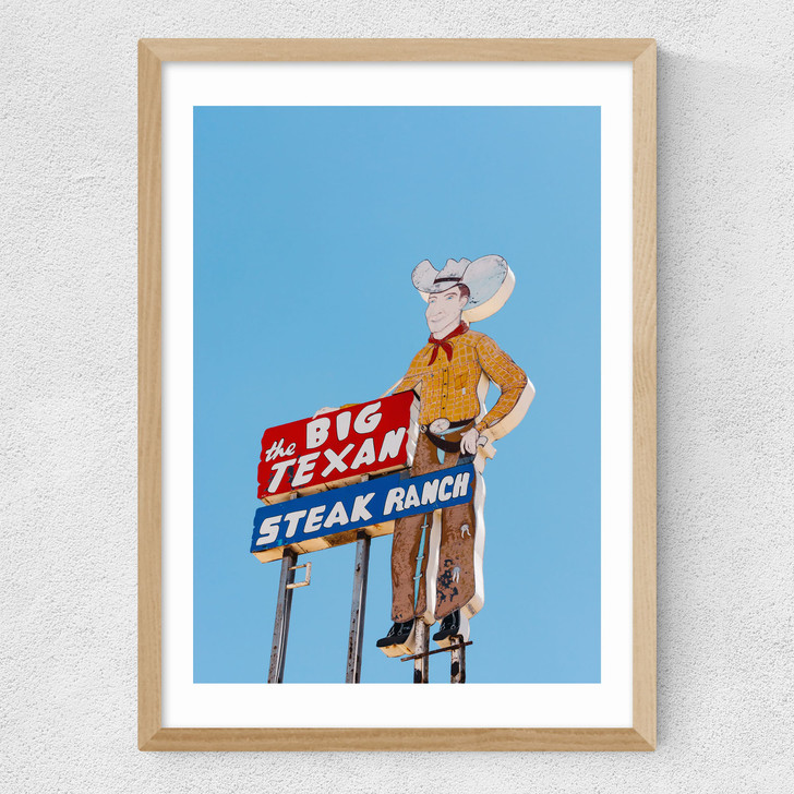 Big Texan Medium Oak Frame