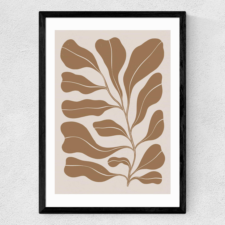 Brown Branch Medium Black Frame