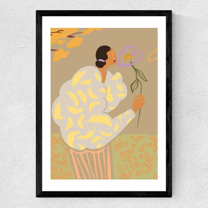 Flourish Medium Black Frame Flourish Medium Black Frame