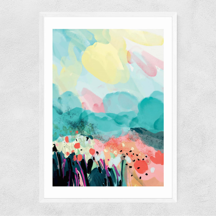 Early Morning by Ana Rut Bre Narrow White Frame Early Morning by Ana Rut Bre Narrow White Frame