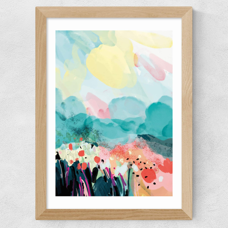 Early Morning by Ana Rut Bre Wide Oak Frame