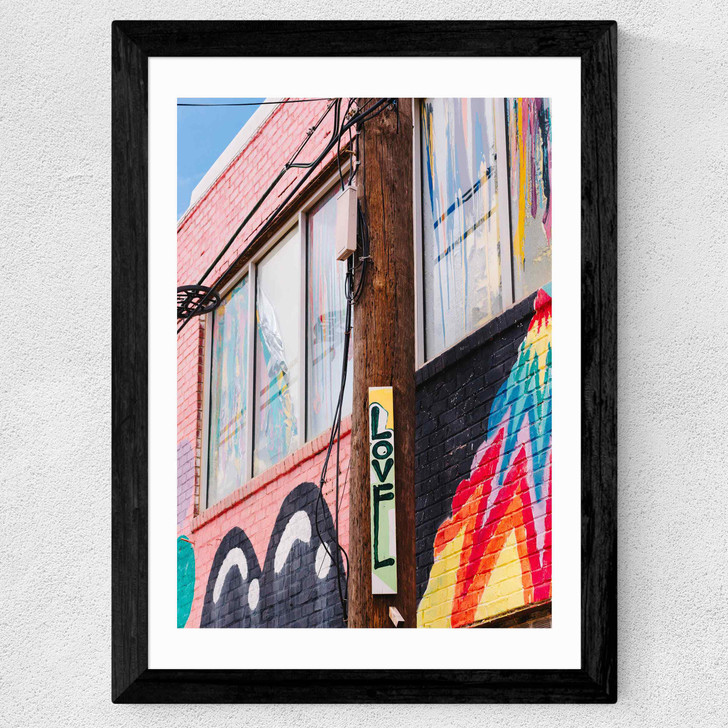 Spread Love Wide Black Frame