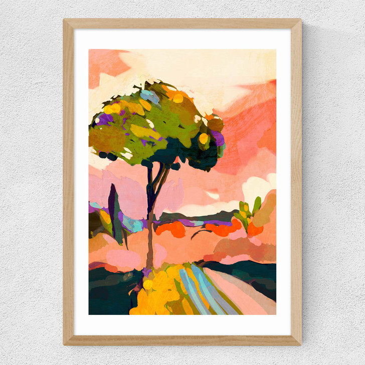 Sundown With Tree