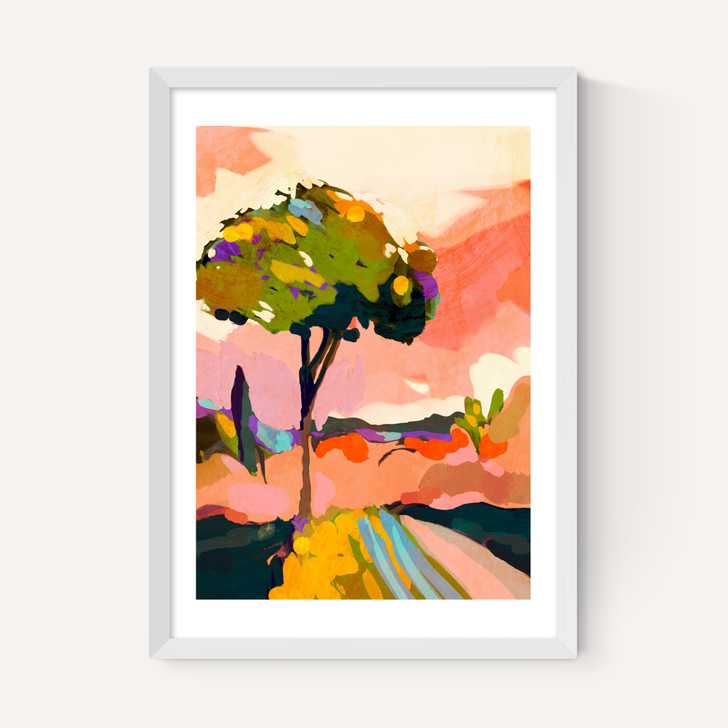 Sundown With Tree