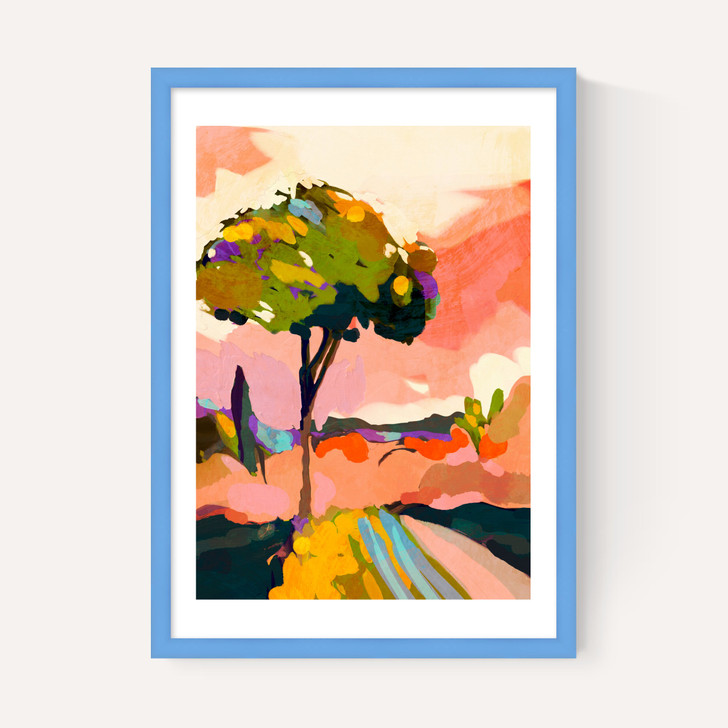 Sundown With Tree