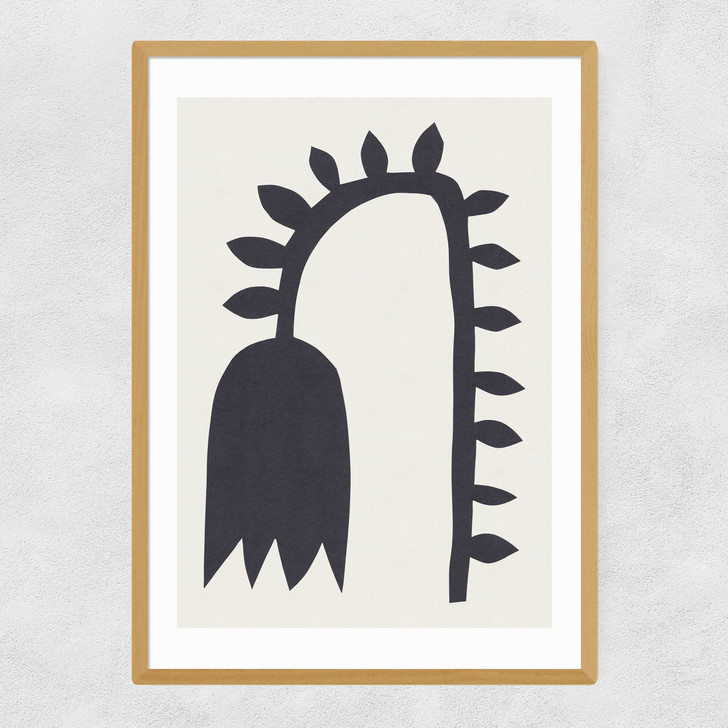 Oak Tulip I Narrow Oak Frame