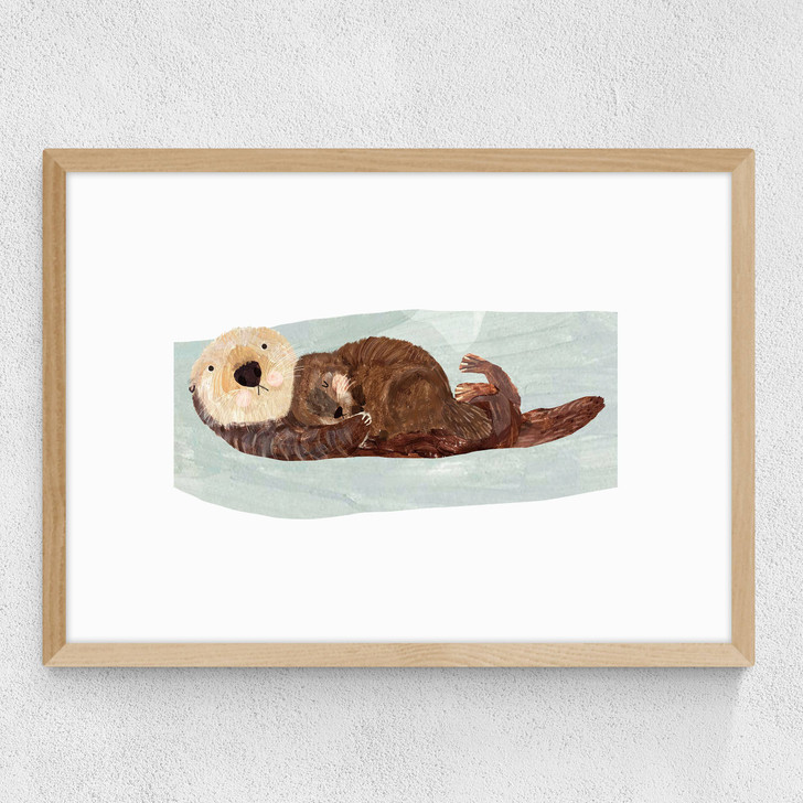 Otter Baby Medium Oak Frame Otter Baby Medium Oak Frame