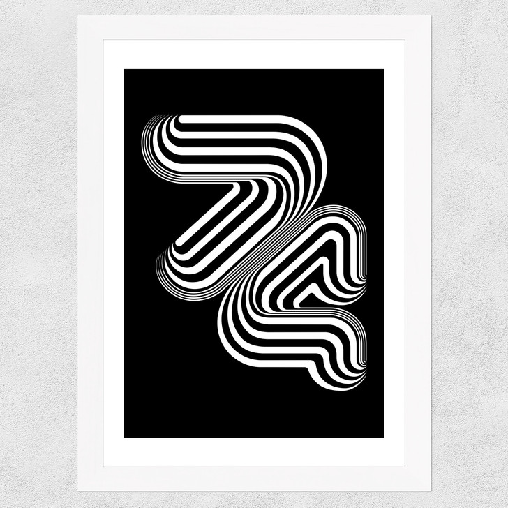 74 Wide White Frame 74 Wide White Frame