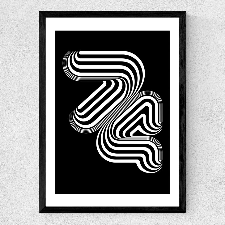 74 Medium Black Frame