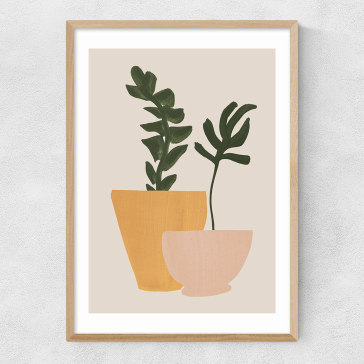 Planted Narrow Oak Frame Planted Narrow Oak Frame