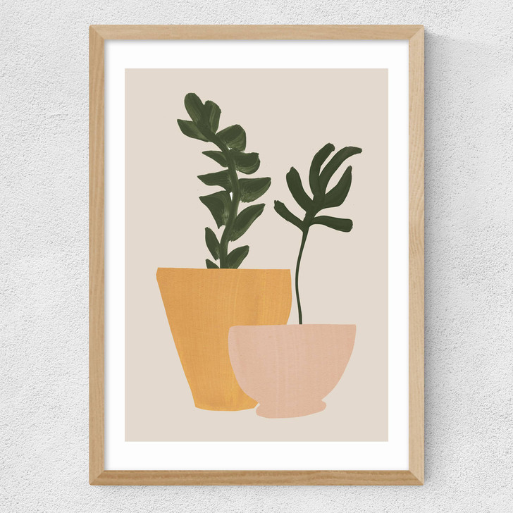 Planted Medium Oak Frame Planted Medium Oak Frame