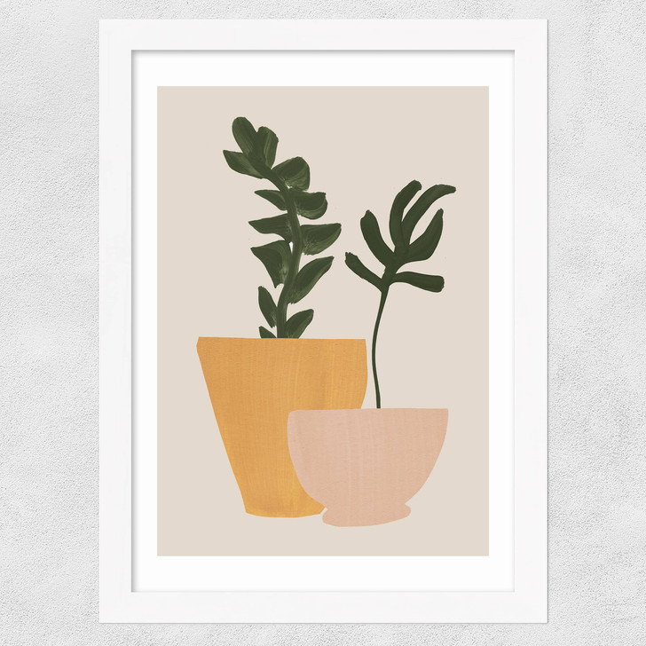 Planted Wide White Frame Planted Wide White Frame