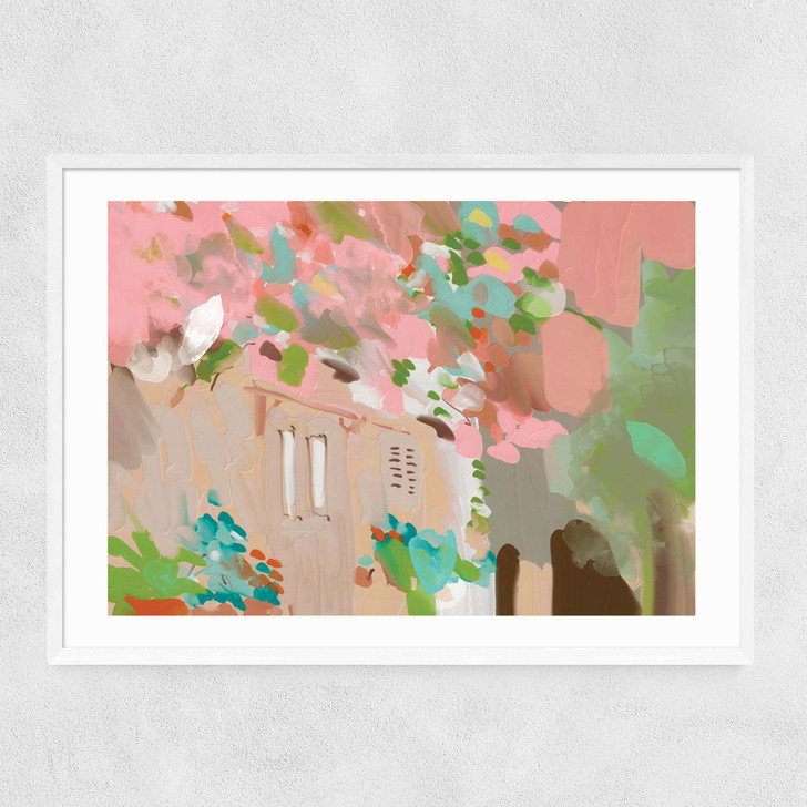 Maison En Provence Narrow White Frame