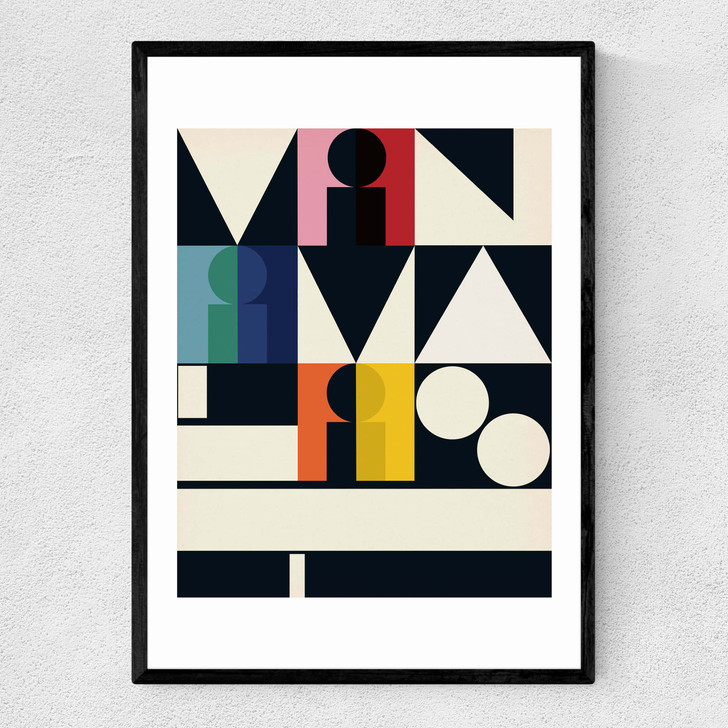 Minimalist by Deltanova Narrow Black Frame