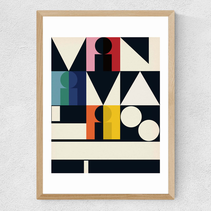 Minimalist by Deltanova Medium Oak Frame