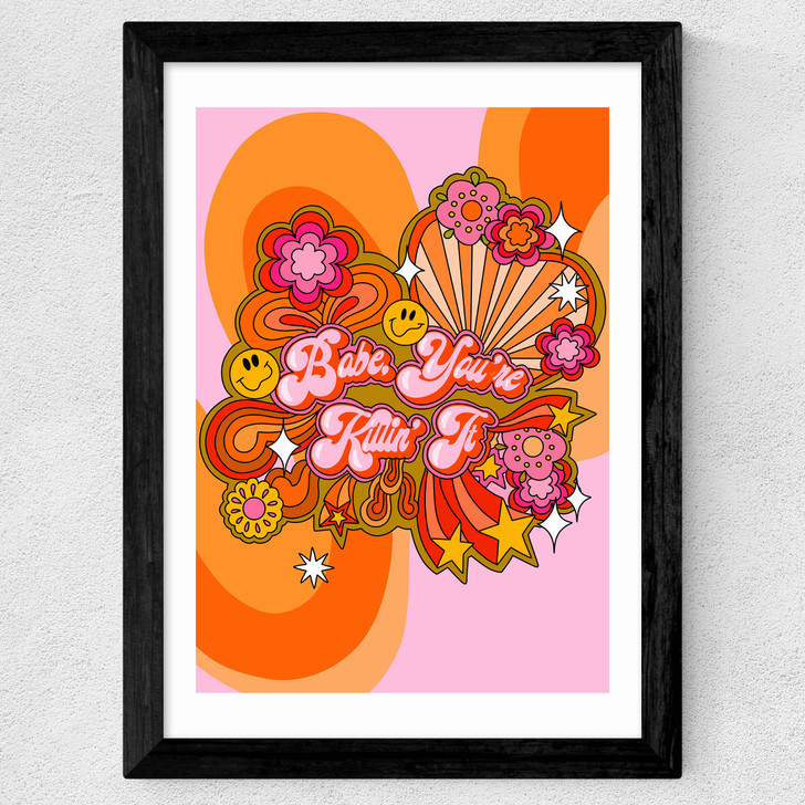 Killin' It Wide Black Frame Killin' It Wide Black Frame