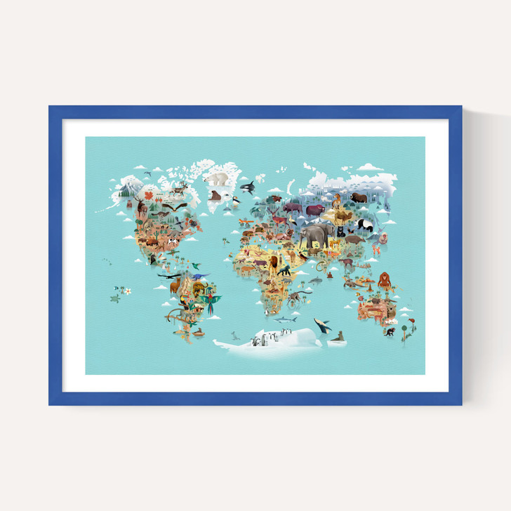 World Map of Animals