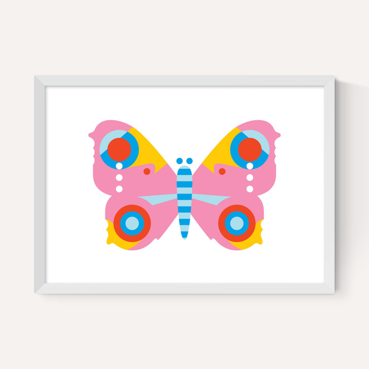 Pink Butterfly LS