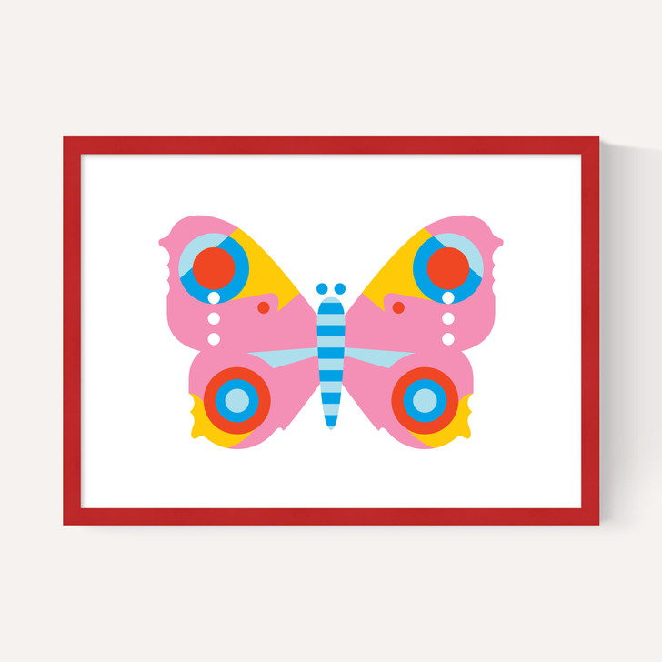 Pink Butterfly LS