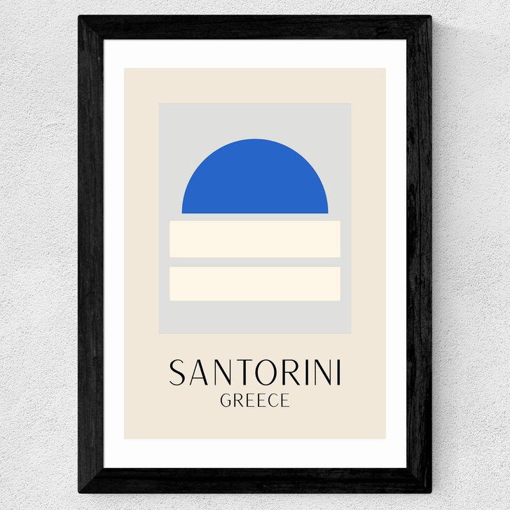 Santorini Wide Black Frame