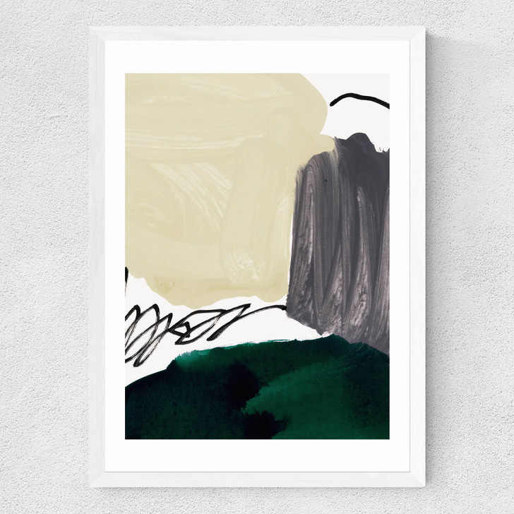 Minimalist Painting III Medium White Frame Minimalist Painting III Medium White Frame