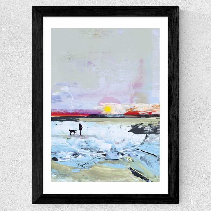 Beach Walk Wide Black Frame Beach Walk Wide Black Frame