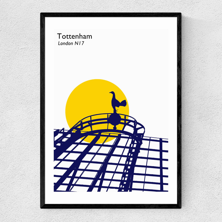 Tottenham Hotspur Narrow Black Frame