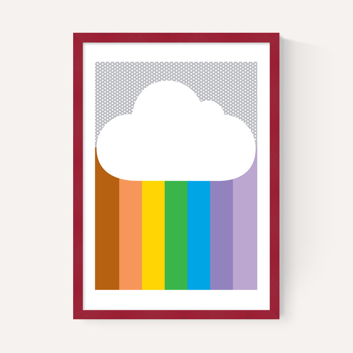 Rainbow Cloud by Dicky Bird