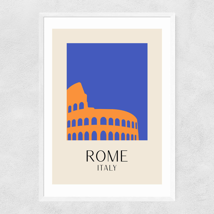Rome by Inoui Narrow White Frame