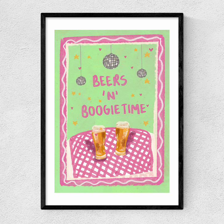 Beers N Boogie Narrow Black Frame Beers N Boogie Narrow Black Frame