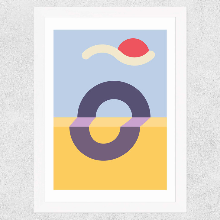 Contemplace Wide White Frame