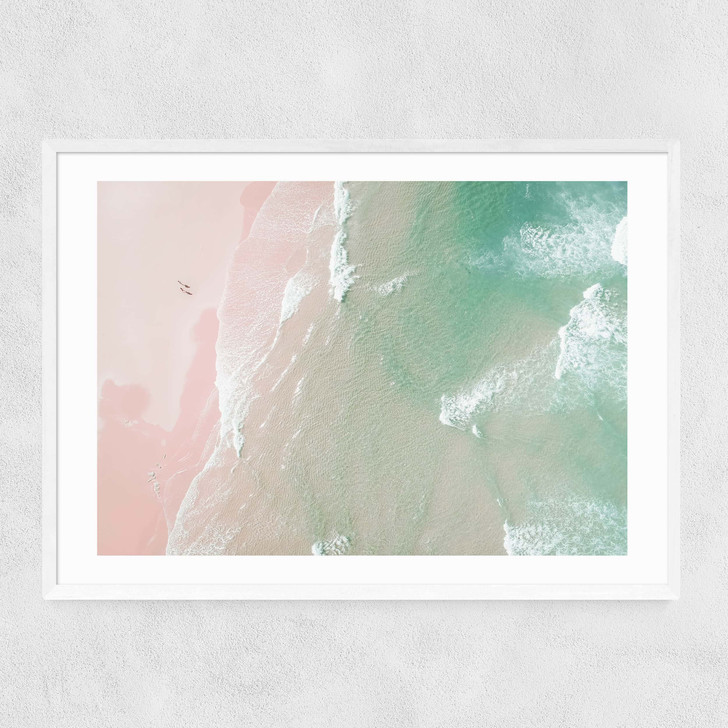 Ocean Walk Narrow White Frame