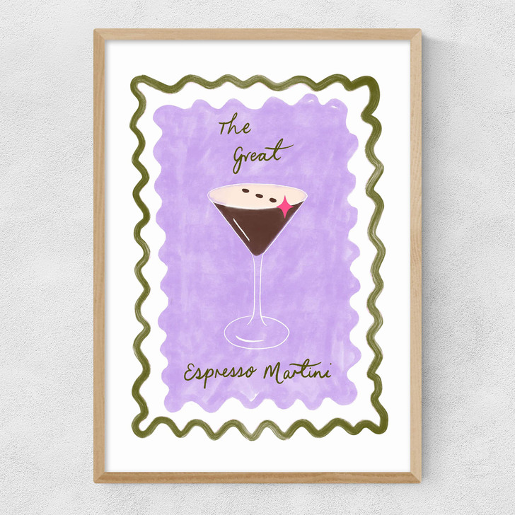 Espresso by Emmy Lupin Studio Narrow Oak Frame Espresso by Emmy Lupin Studio Narrow Oak Frame
