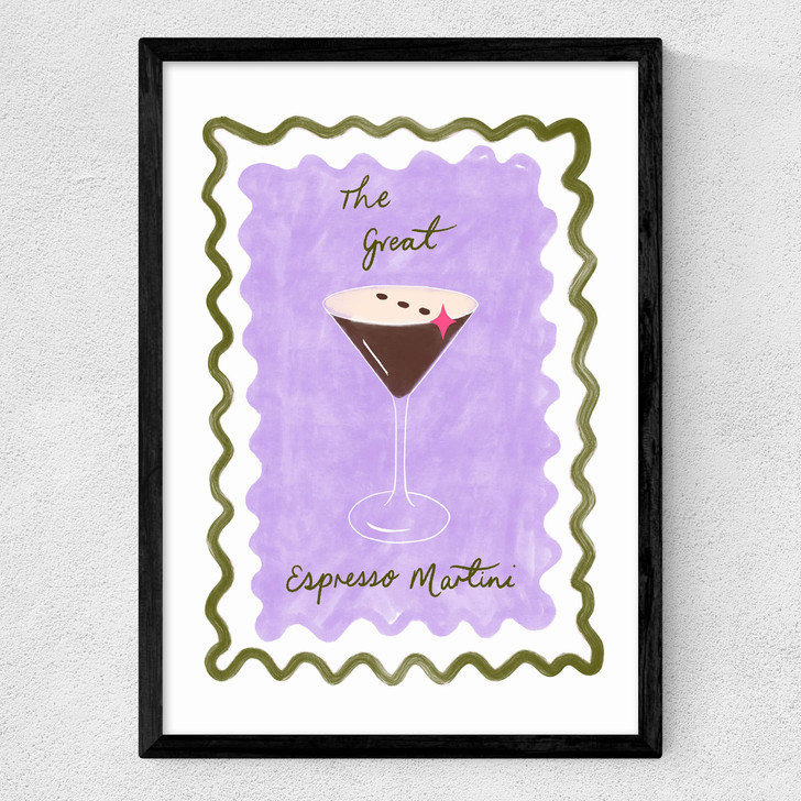 Espresso by Emmy Lupin Studio Medium Black Frame