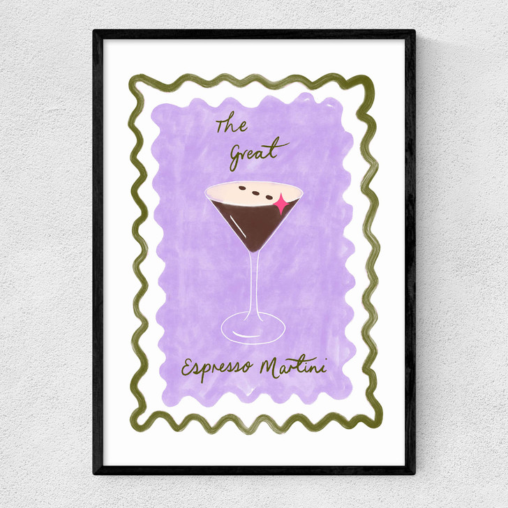 Espresso by Emmy Lupin Studio Narrow Black Frame