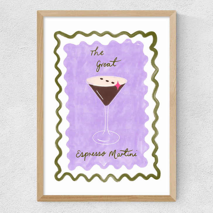 Espresso by Emmy Lupin Studio Medium Oak Frame