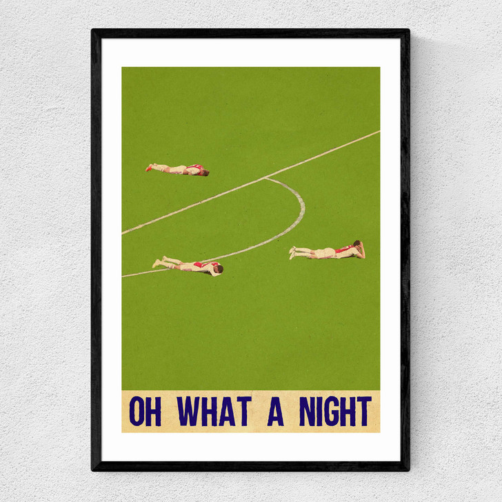 Tottenham Hotspur Vs Ajax Narrow Black Frame Tottenham Hotspur Vs Ajax Narrow Black Frame