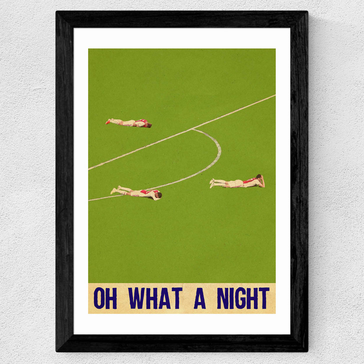 Tottenham Hotspur Vs Ajax Wide Black Frame Tottenham Hotspur Vs Ajax Wide Black Frame