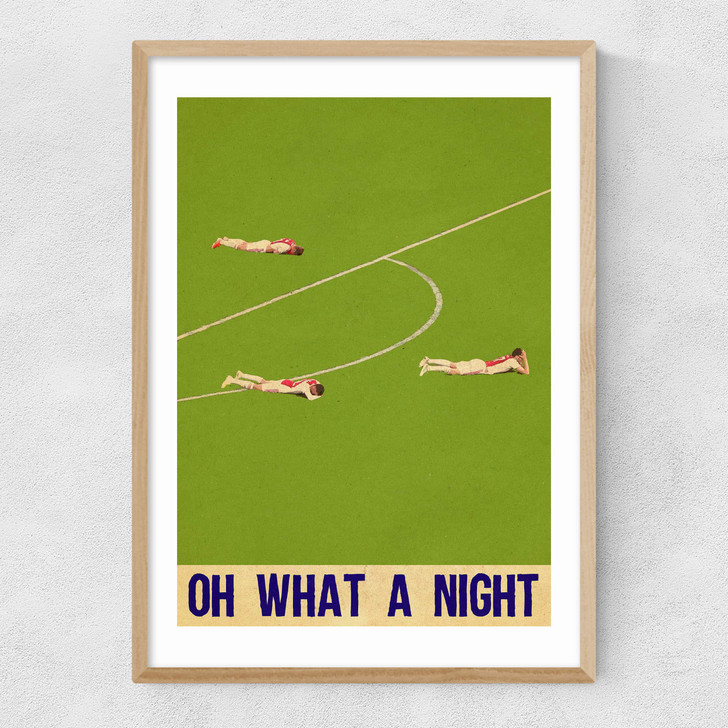 Tottenham Hotspur Vs Ajax Narrow Oak Frame Tottenham Hotspur Vs Ajax Narrow Oak Frame