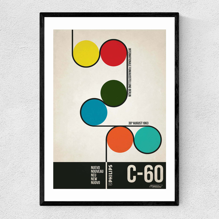 C-60 Narrow Black Frame