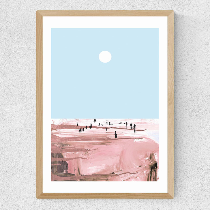 Rose Beach Medium Oak Frame