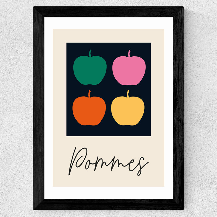 Pommes Wide Black Frame Pommes Wide Black Frame